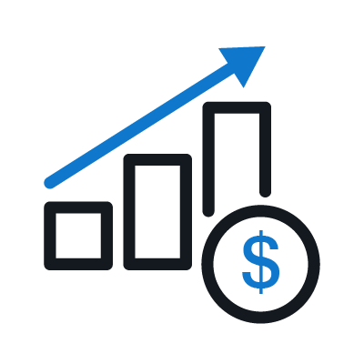line art of bar chart and dollar sign Housecall Pro is the #1 all-in-one solution for home service businesses. Over 25,000 field service professionals are using Housecall Pro, join their success today.
